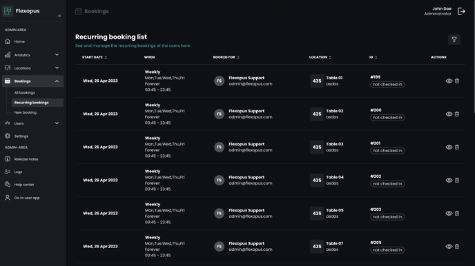 recurring-booking-list